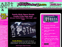 Tablet Screenshot of familystickerz.com